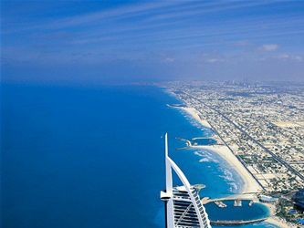 Burj al Arab världens enda 7-stjärniga hotell i Dubai