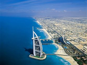 Burj al Arab världens enda 7-stjärniga hotell i Dubai